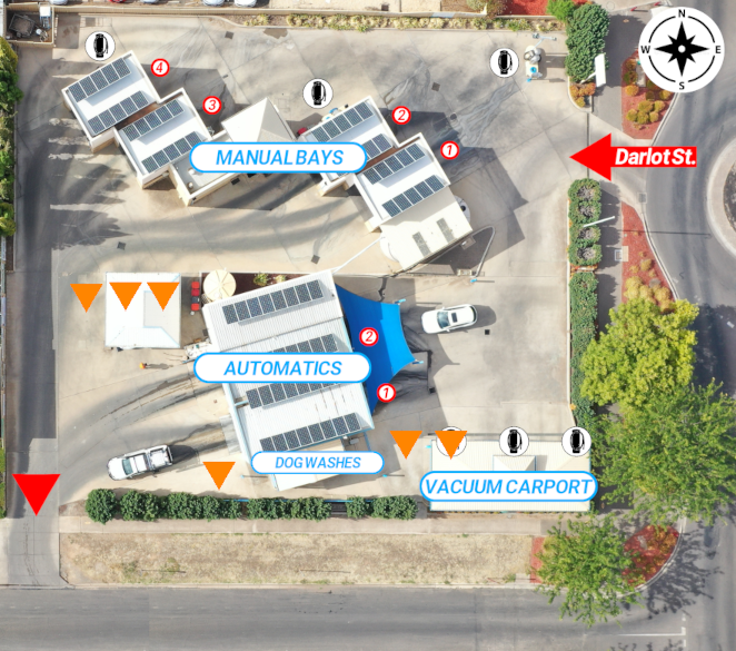 site layout view dog parking